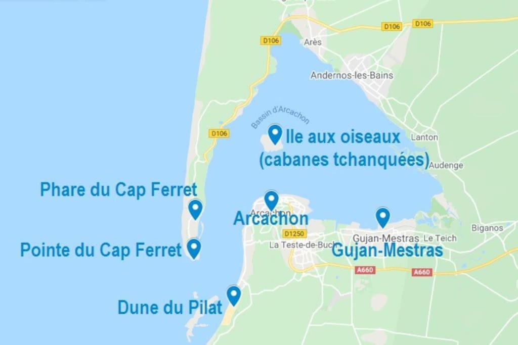 Le Faiere Audenge Villa Екстериор снимка